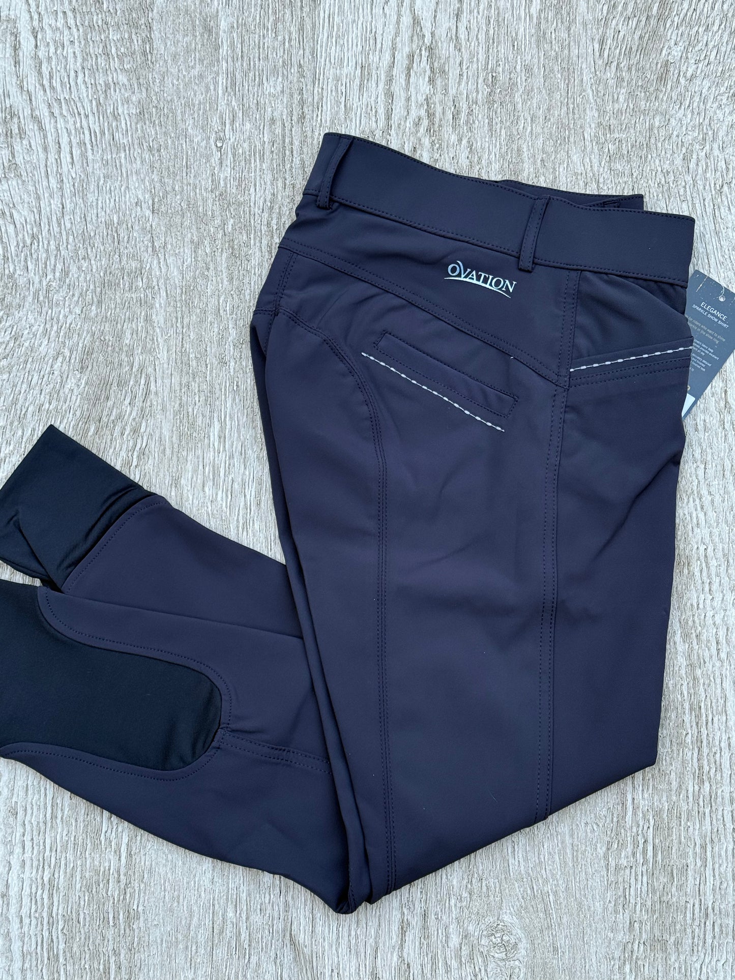Ovation Navy Knee Patch