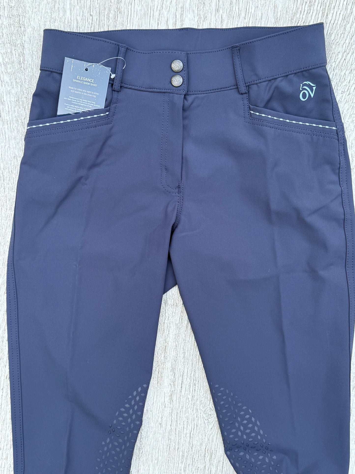 Ovation Navy Knee Patch