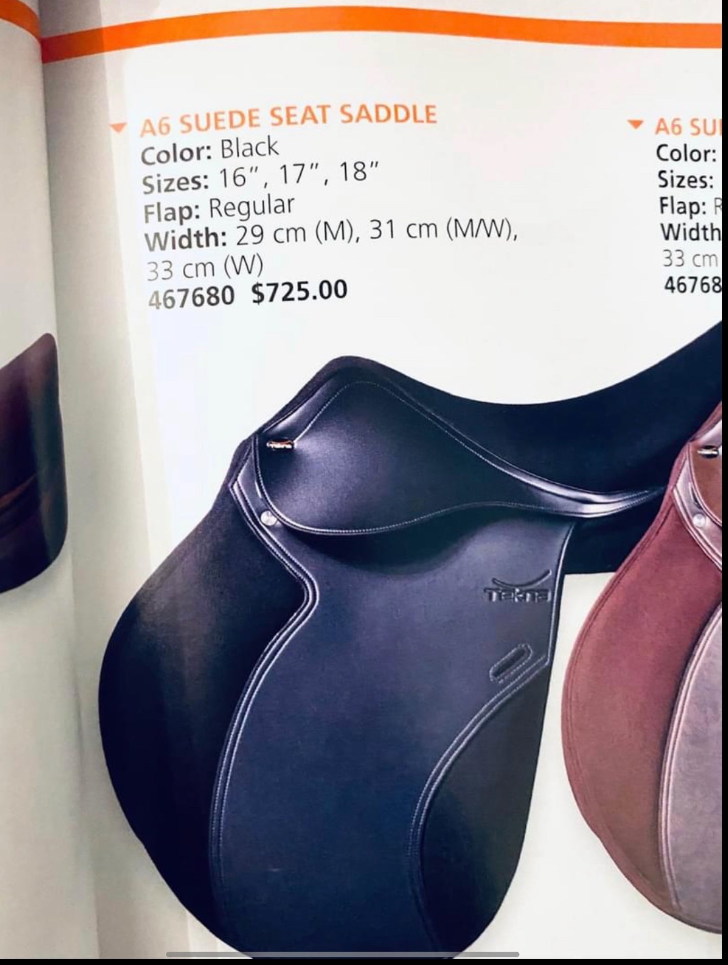 Saddle NEW Tekna