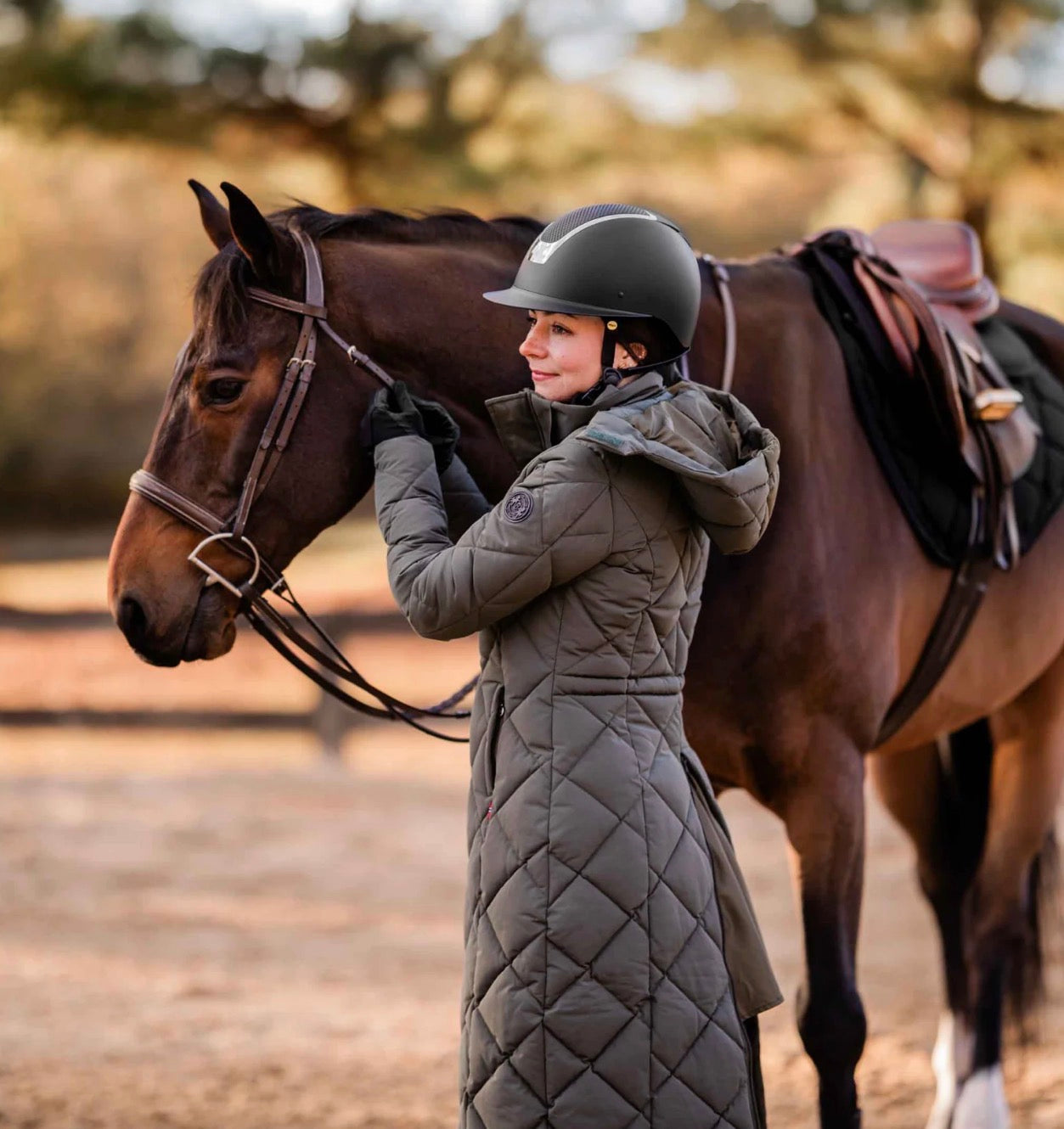 B Vertigo Gem Insulated Long Riding Coat