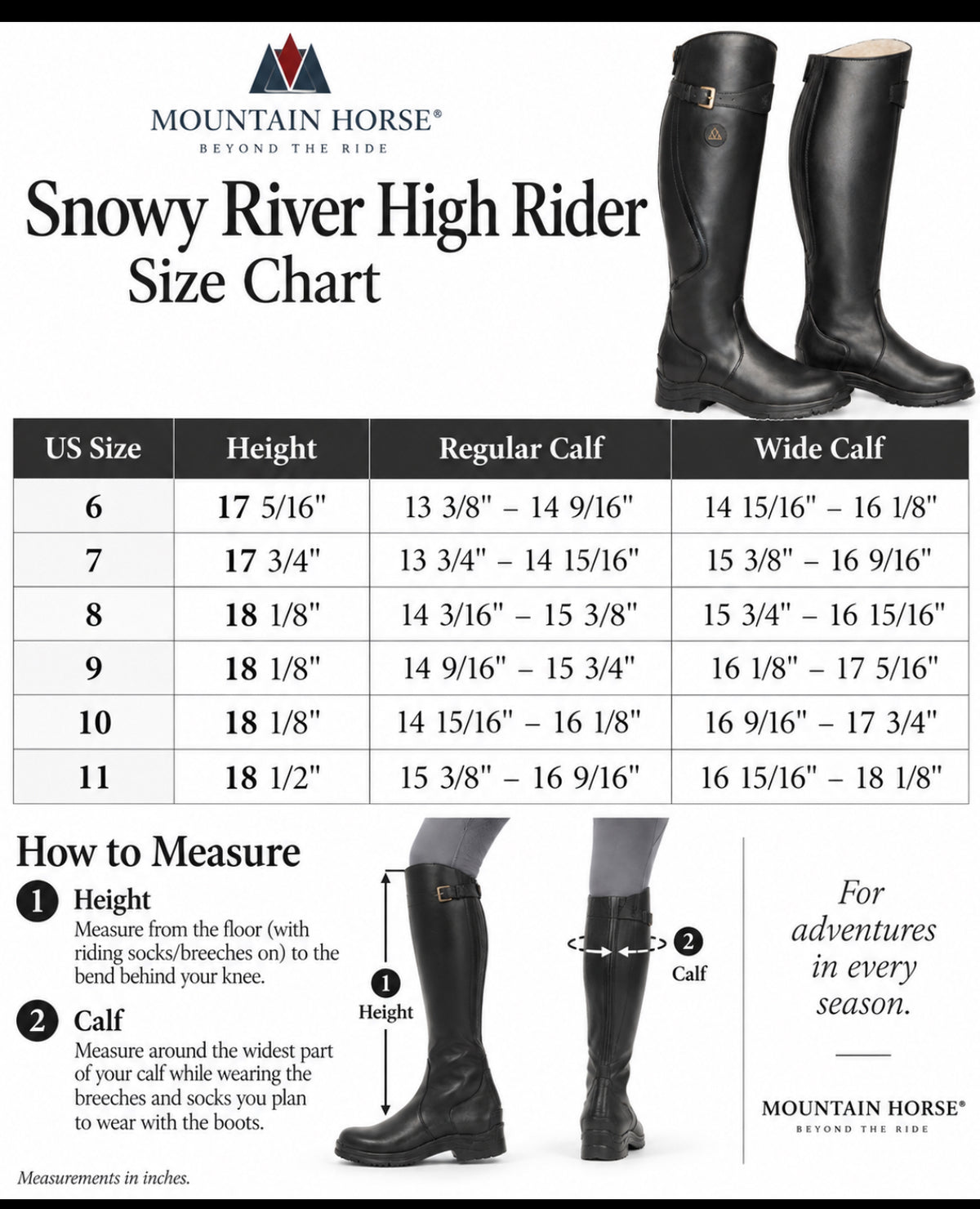 Mountain Horse Snowy River Boot